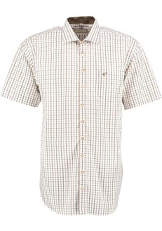 OS-Trachten Trachtenhemd Skybom Kurzarmhemd Rot/Beige/Hellblau/Creme/Khaki