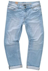 JP1880 5-Pocket Jeans FLEXNAMIC Denim Straight Fit Hellblau/Blau
