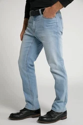 JP1880 5-Pocket Jeans FLEXNAMIC Denim Straight Fit Hellblau/Blau