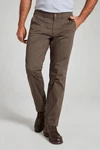 JP1880 5-Pocket Jeans Chino Elastikbund Regular Fit Khaki/Braun/Dunkelgrün