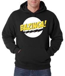 Kapuzenpullover Bazinga Herren Hoodie Pullover mit lustigem Print