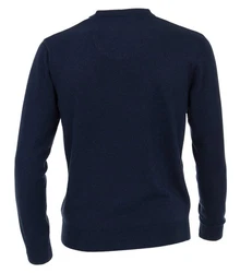 Redmond Pullover Uni Dunkelblau/Blau/Hellblau