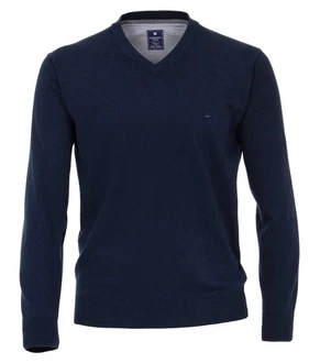 Redmond Pullover Uni Dunkelblau/Blau/Hellblau