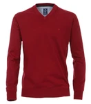 Redmond Pullover Uni Dunkelrot/Rot