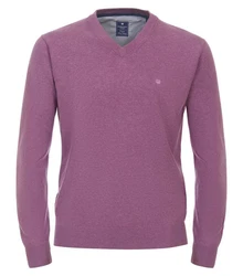 Redmond Pullover Uni Dunkelblau/Schwarz/Blau/Hellblau