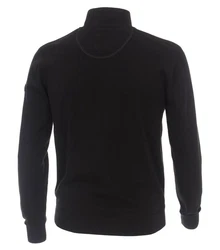 Redmond Strickpullover Troyer Schwarz/Dunkelblau/Braun