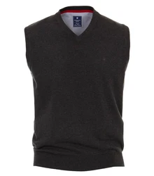 Redmond Strickpullover Pullunder Dunkelgrau/Grau