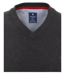 Redmond Strickpullover Pullunder Dunkelgrau/Grau