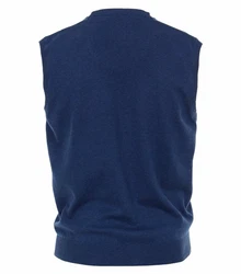 Redmond Strickpullover Pullunder Blau/Dunkelblau