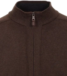 Redmond Strickjacke 681 Dunkelbraun/Braun/Grau/Khaki/Dunkelgrün