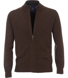 Redmond Strickjacke 681 Dunkelbraun/Braun/Grau/Khaki/Dunkelgrün