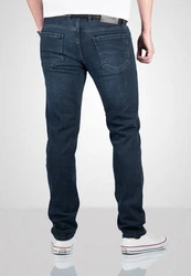 Alessandro Salvarini Straight-Jeans ASArcilio Dunkelblau/Blau