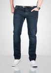 Alessandro Salvarini Straight-Jeans ASArcilio Dunkelblau/Blau