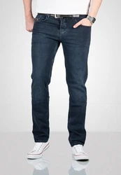 Alessandro Salvarini Straight-Jeans ASArcilio Dunkelblau/Blau