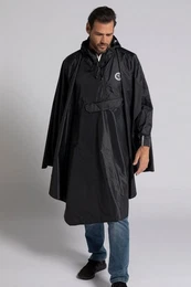 Fieldjacket Regen-Poncho Bikewear wasserdicht Kapuze