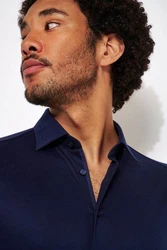 DESOTO Businesshemd Dunkelblau/Blau