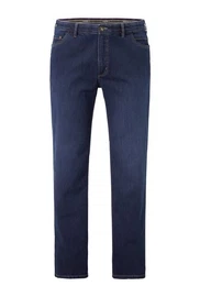 Regular-fit-Jeans Jeans mit elastischem Komfort-Dehnbund und Sicherheitstasche