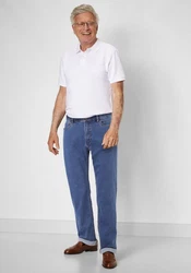 Suprax Regular-fit Jeans mit Komfort-Dehnbund und Sicherheitstasche 