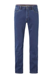 Regular-fit-Jeans Jeans mit Komfort-Dehnbund und Sicherheitstasche