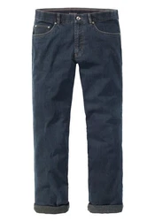 Suprax Regular-fit Jeans mit Komfort-Dehnbund und Sicherheitstasche Hellblau/Dunkelblau/Blau
