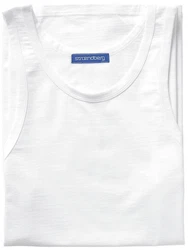 stroendberg Tanktop Creme/Weiß/Braun