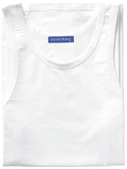 stroendberg Tanktop Creme/Weiß/Braun