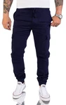 Rock Creek Cargohose H-179 Dunkelblau/Blau