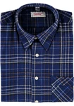 Condor Flanellhemd Tuowam Langarmhemd Dunkelblau/Blau/Hellblau