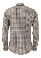 OS-Trachten Trachtenhemd Arkaya Rot/Beige/Braun