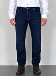 ADAM JEANS Straight Hose Regular Fit Herren (JEANS) Dunkelblau/Blau