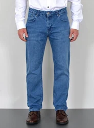 ADAM JEANS Straight Hose Regular Fit Herren (JEANS) Blau/Hellblau
