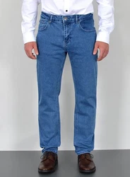 ADAM JEANS Straight Hose Regular Fit Herren (JEANS) Blau/Hellblau
