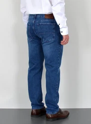 ADAM JEANS Straight Hose Regular Fit Herren (JEANS) Blau/Dunkelblau