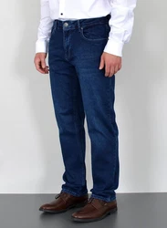 ADAM JEANS Straight Hose Regular Fit Herren (JEANS) Dunkelblau/Blau