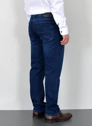 ADAM JEANS Straight Hose Regular Fit Herren (JEANS) Dunkelblau/Blau