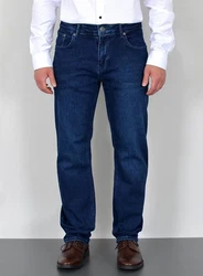 ADAM JEANS Straight Hose Regular Fit Herren (JEANS) Dunkelblau/Blau