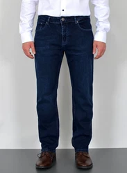 ADAM JEANS Straight Hose Regular Fit Herren (JEANS) Dunkelblau/Blau