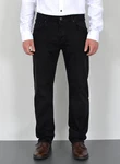 ADAM JEANS Straight Hose Regular Fit Herren (JEANS) Schwarz