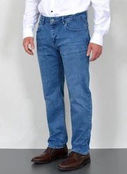ADAM JEANS Straight Hose Regular Fit Herren (JEANS) Blau/Hellblau