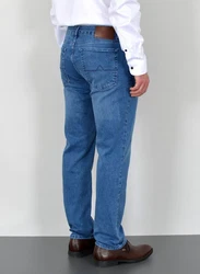 ADAM JEANS Straight Hose Regular Fit Herren (JEANS) Blau/Hellblau