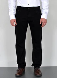 ADAM JEANS Straight Hose Regular Fit Herren (JEANS) Schwarz/Weiß
