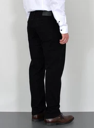 ADAM JEANS Straight Hose Regular Fit Herren (JEANS) Schwarz/Weiß