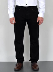 ADAM JEANS Straight Hose Regular Fit Herren (JEANS) Schwarz/Weiß