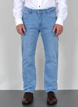 ADAM JEANS Straight Hose Regular Fit Herren (JEANS) Hellblau/Blau