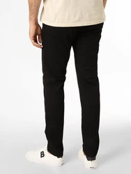 bugatti Chinos Stoffhose Schwarz