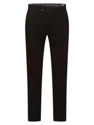 bugatti Chinos Stoffhose Schwarz