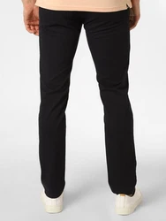 bugatti Chinos Stoffhose Schwarz