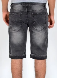 ESRA Jeansshorts Herren Capri Dunkelgrau/Grau/Schwarz/Hellgrau