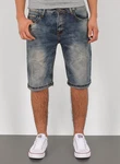 ESRA Jeansshorts Herren Capri Blau/Hellblau/Grau ESRA Jeansshorts Herren Capri Blau/Hellblau/Grau