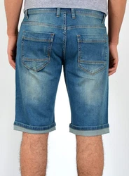 ESRA Jeansshorts Herren Capri Hellblau/Blau/Dunkelblau/Pastell
